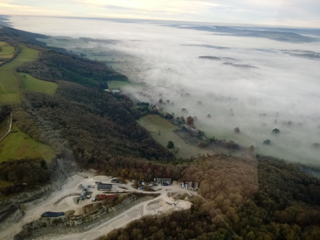 Fog while flying